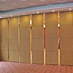 Sound Absorbing Material Sliding Movable Partition Walls For Banquet And Office