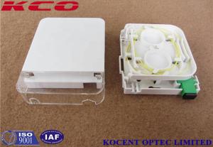 Best Indoor Wall Mount Fiber Termination Box Socket 1 Port SC Simplex LC Duplex Face Plate wholesale