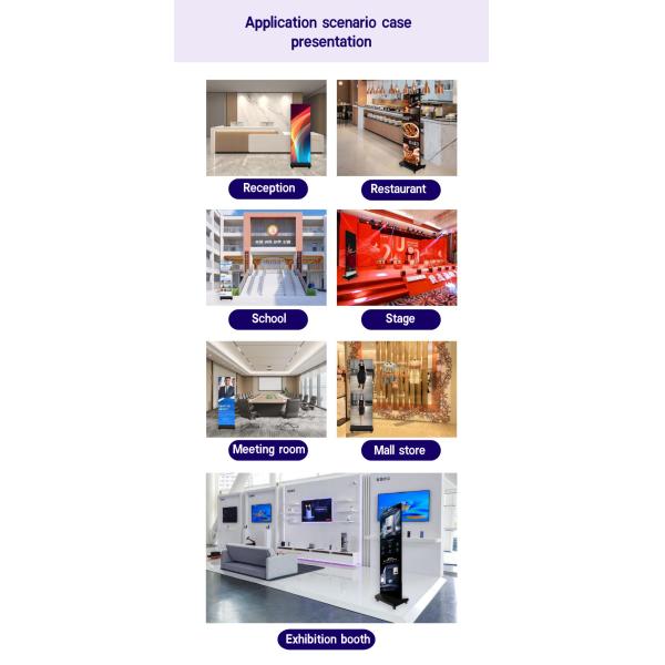 Foldable Indoor LED Poster Screen P2.5 3840x2160 1300cd/m²