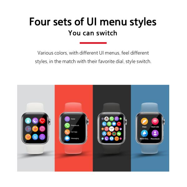 T500+ 1.75 Inch Full Screen Smartwatch Bluetooth Calling