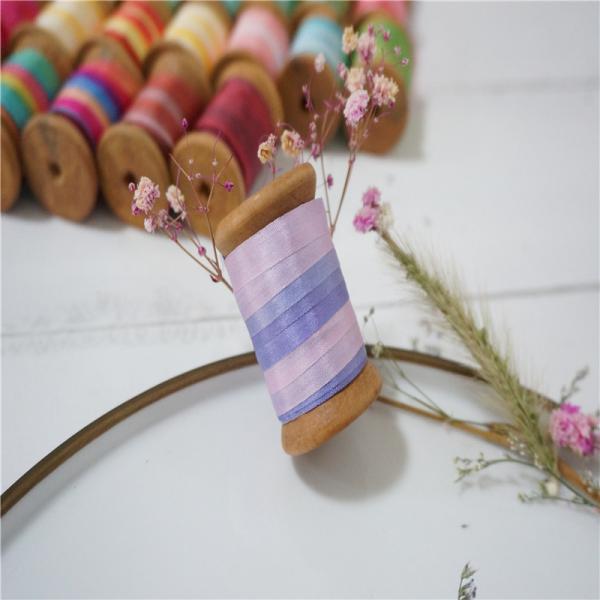 7mm 002-004-005# variegated silk ribbon,multicolor ribbon,rainbow 100% silk ribbon,ribbon,embroidery ribbon