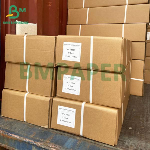 24" x 150' ( 5 pack ) 20lb Uncoated CAD Paper Rolls Bright White Paper