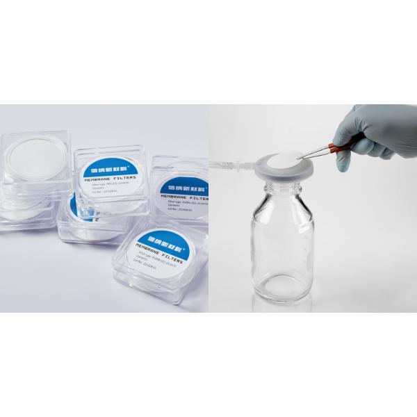 0.22 μm 47mm Hydrophilic PVDF Membrane Filter Disc For Biomedical Research