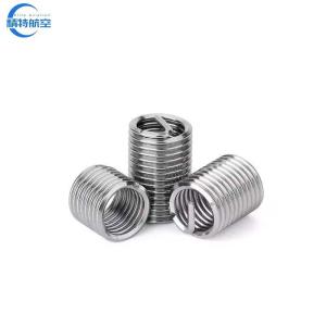 Standard Tools Compatible Wire Thread Inserts with Followed Drawing Specification and Zinc Plated Surface