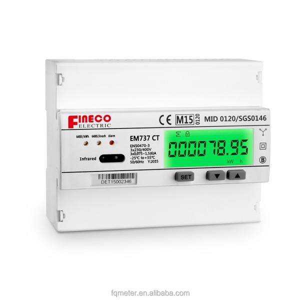Cheap CT Type Connect Wire 7 DIN Modules Single-Phase Digital Electric Panel DC Voltage Meter Hack for sale