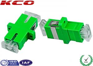 Best Plastic Single Mode Fiber Optic Adapter SC/APC SC/UPC PC MM Type For CATV wholesale