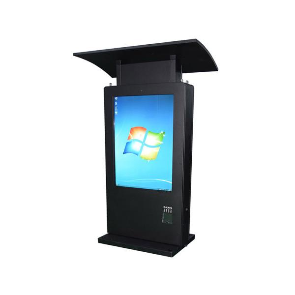 55 Inch Floor Standing 4K Advertising Digital Totem Media Player Display LCD Outdoor IP65 Digital Signage Touch Screen