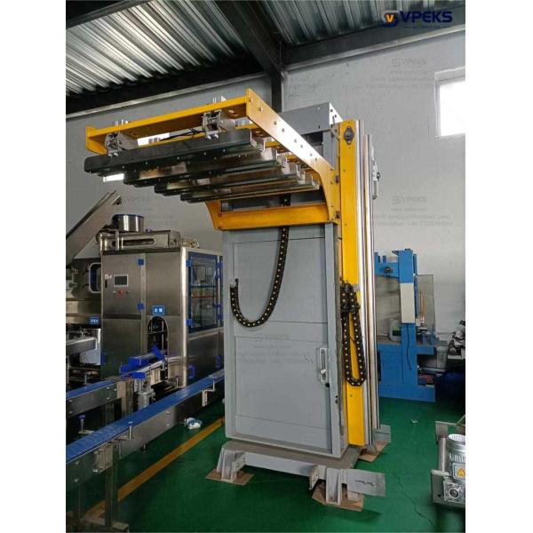 Automated Palletizer System Column Palletizer For Bottled Water Palletizing