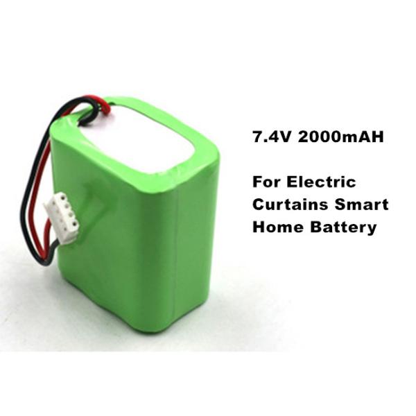 MSDS 14.8WH Smart Home Battery Backup Lithium Ion Battery 7.4 V 2000mah
