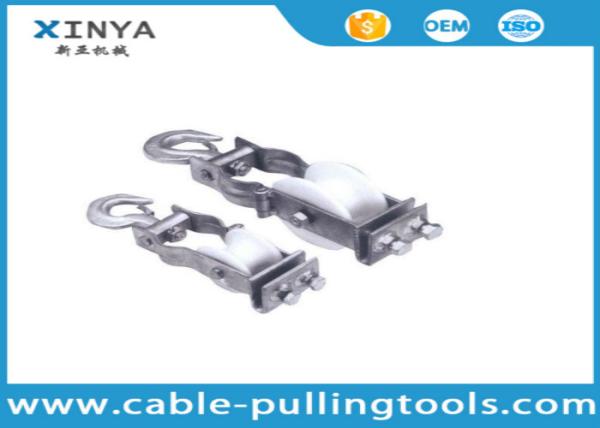 Cheap Transmission Line Stringing Tools Single Sheave Nylon Stringing Pulley Block for sale