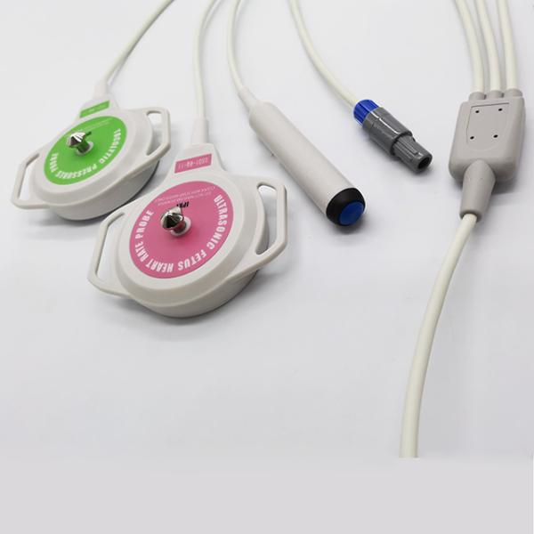 Silicone 6 Pin Lemo Toco Transducer Fetal Monitor