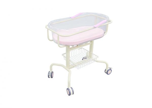 Cheap CE approved Pediatric Hospital Beds Transparent Baby Crib Colourful body for sale