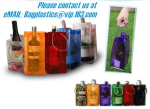 Best PVC Ice bag, Wine Beer Gift Bags, Wine Bag, drink ice bags, portable wine bags wholesale