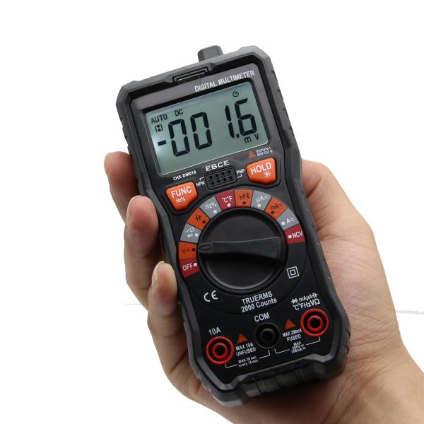 2000 Counts Digital Smart Multimeter 9.999nF 99.99nF 999.9nF