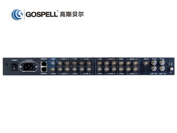 Cheap 8 Channel Integrated Receiver Decoder FTA Satellite Receiver For SD MPEG-2 AVC AVS for sale