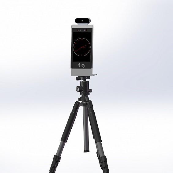 POE Android 8 Inch Binocular Camera Tablet With Temperature Test And Face