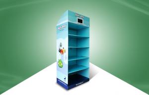 China Five Shelf Pop Cardboard Display Stands  Toys Fixed With Tv Player on sale