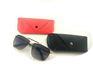 Best Many Color Soft Sunglasses Case Custom Glasses Cases With A Button wholesale