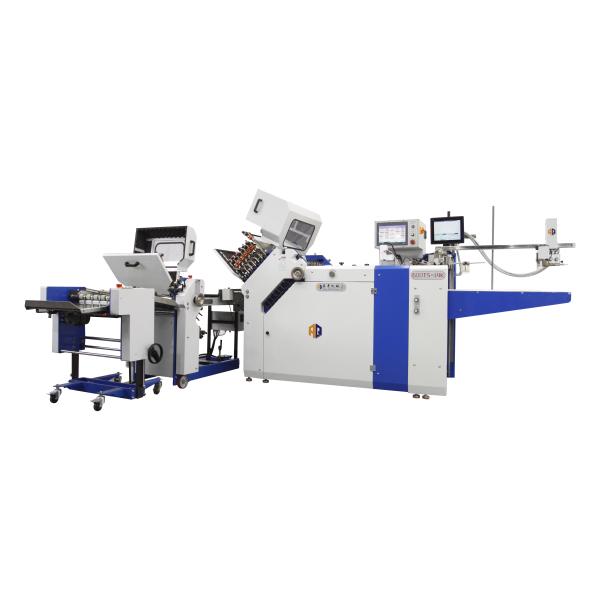 Easy Operating Large Format Pharmaceutical Leaflet Folding Machine Pharma Outsert Production System
