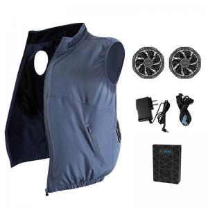 Best Casual Cotton Fan Cooling Vest Waistcoats OEM AC Vest Cooler wholesale