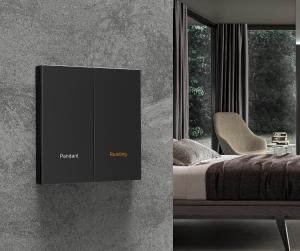 KNX Protocol Three Button Light Switch With Built In LED Backlight