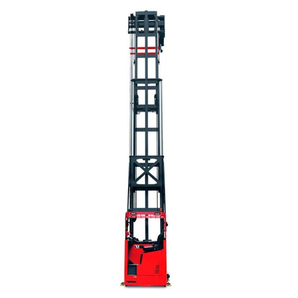 Cheap Seated type 1.5t electric 3-way pallet stacker with lithium battery optional for Narrow Aisle and Cold Storage Use for sale