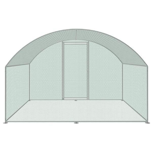 2.8Mx3M Small Size Metal Chicken Coop Run Walk In Chicken Cage For Poultry Rabbit Duck Goose Hen Chicken Cage