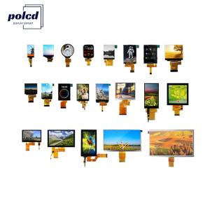 Polcd Custom TFT LCD 0.96 ~ 10.1 LCM IPS Screen 2.4 2.8 3 3.5 4.3 5 7 inch Touch Panel TFT Display LCD Module