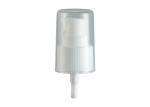Transparent Full Cap Cream Pump Dispenser Smooth Closure Option