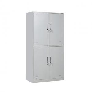China SGS 4 Door Powder Coating Almirah Metal Locker Cabinet on sale