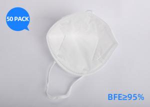 Best OEM / ODM PM2.5 N95 Respirator Mask Antivirus Breathable BFE Over 95% wholesale