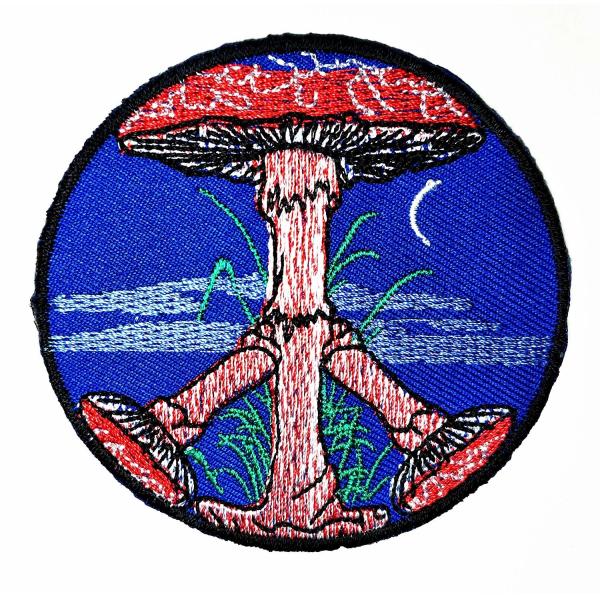 Decorative Applique Embroidered Cloth Badges Iron - On Backing