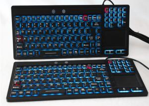 China Backlight Silicone Rubber Keyboard IP68 With Touchpad F1-F12 Function Keys on sale