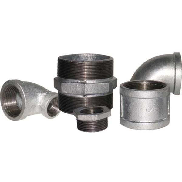 Female Threaded Malleable Cast Iron Pipe Fittings Reducing Pipe Tee ANSI / BS Standard