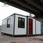 China Disaster Reconstruction Expandable Prefab House Demountable Site Office for sale