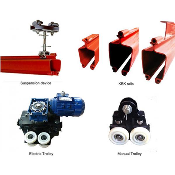 Freestanding Light Capacity KBK Cranes Electric Bridge Crane