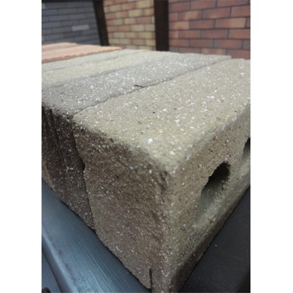 Turned Color Perforated Clay Bricks , Brick Veneer Exterior Siding Low Water Absorption