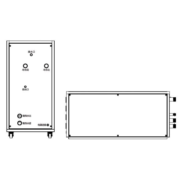Water Cooled Injection Molding Auxiliary Equipment 3 - 35℃ Temperature