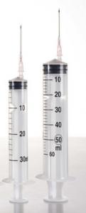China Pvc Tube Hypodermic Disposable Sterile Syringe Luer Slip Non Pyrogenic on sale