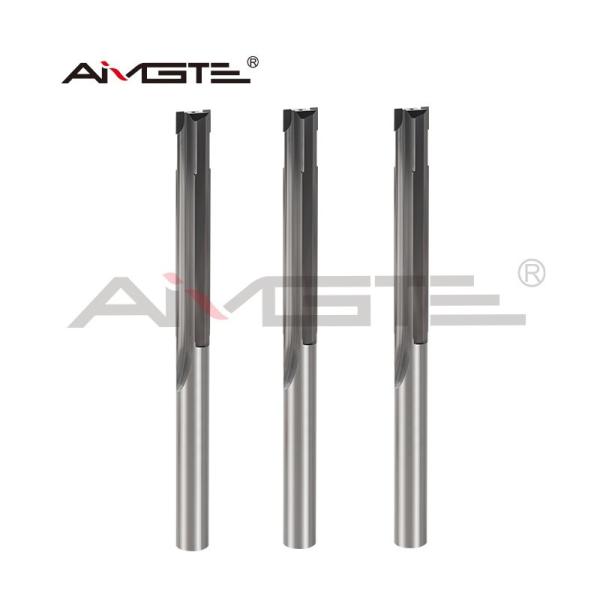 4 Flute PCD Milling Cutter 50mm - 150mm PCD Reamer For Aluminum Copper Composites