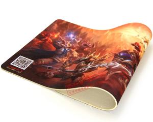 Best fabric rubber colorful mouse pad, cool printed mouse pad, boys' big game mouse pad wholesale