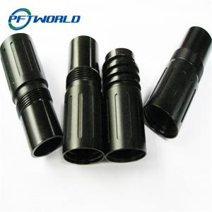 China Custom Machined Plastic Molded Parts Plastic Injection Tooling Black Color on sale