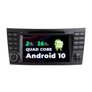 Best W211 E200 E300 Mercedes Benz Car Stereo Radio Quad Core Android 10.0 IPS Touch wholesale