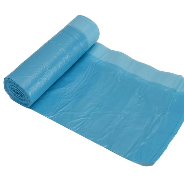 HDPE Drawstring Plastic Bags 5-60 Mic Thickness Essential For Waste Disposal