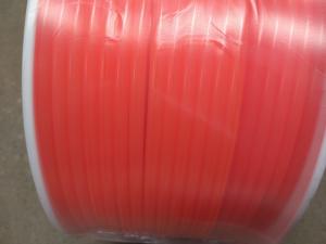 Best Flexible Smooth Polyurethane / PU Round Belt Orange Color For Textile Industry wholesale
