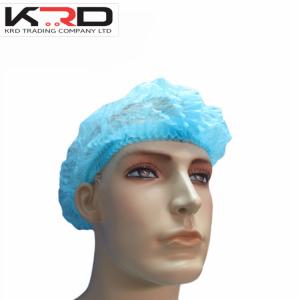 China Hospital Use Non Woven Clip Mob Bouffant Disposable Surgical cap on sale