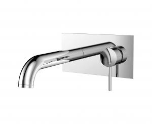 China Polished Surface Concealed Shower Mixer With Ceramic Valve on sale