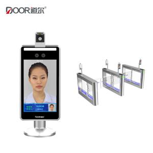 China Temperature Detection Turnstiles Face Recognition Terminal For Access Control System on sale