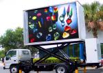 Mobile Trailer Mounted LED Screen Car Advertising Video LED Display 8mm Pixel