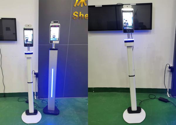 Cheap 8" 10" LCD Screen MIPS management software Thermal Scanner face recognition access control system safe temp. kiosk for sale